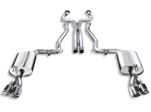 Picture of Borla 08 - 09 Pontiac G8GT 6.0L 8cyl SS Catback Exhaust w X Pipe