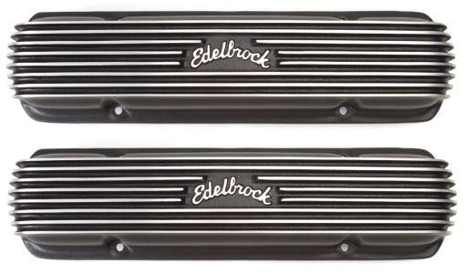 Picture of Edelbrock Valve Cover Classic Series Pontiac 1962 - 1979 301 - 455 CI V8 Black