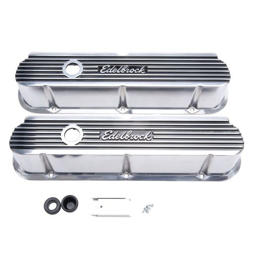 Picture of Edelbrock Valve Cover Elite II Series Ford 289 - 302 - 351W CI V8 Tall Polished