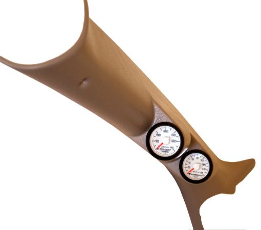 Picture of Autometer 04 - 09 Dodge Ram L6 - 5.9L Diesel A - Pillar Gauge Kit BoostEGT 0 - 60PSI 0 - 2000 Deg