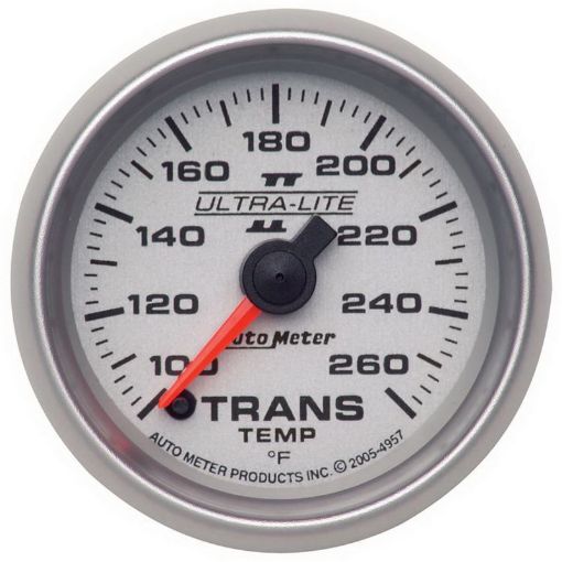 Picture of Autometer Ultra - Lite II 2 - 116in Transmission Temperature 100 - 260 Deg F Digital Stepper Motor Gauge