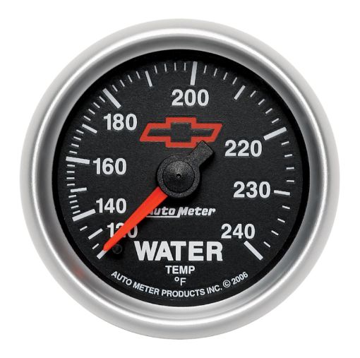 Picture of Autometer Sport - Comp II 2 - 116in 120 - 240 Deg Mechanical Water Temp Gauge - Bowtie Black