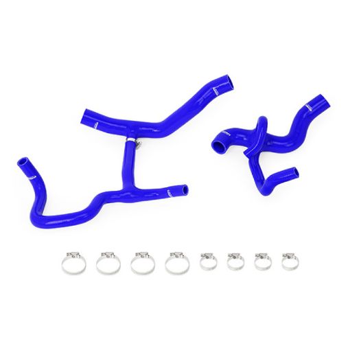 Picture of Mishimoto 2016 Chevrolet Camaro V6 Silicone Radiator Hose Kit (w HD Cooling Package) - Blue