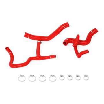 Picture of Mishimoto 2016 Chevrolet Camaro V6 Silicone Radiator Hose Kit (w HD Cooling Package) - Red