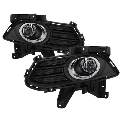 Picture of Spyder 13 - 16 Ford Fusion OEM Fog Lights wSwitch Cover - Clear (FL - FFUS13 - C)