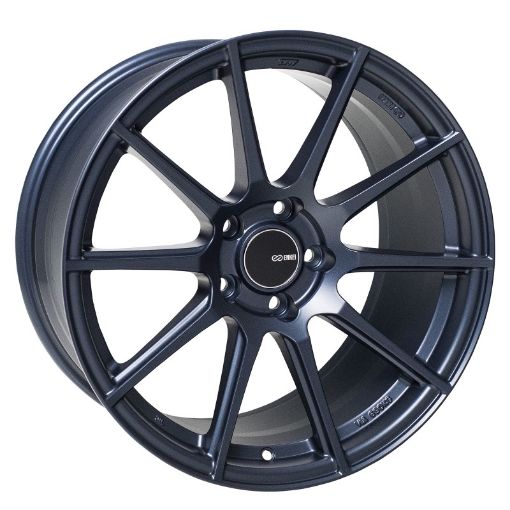 Picture of Enkei TS10 18x9.5 35mm Offset 5x114.3 Bolt Pattern 72.6mm Bore Dia Matte Blue Wheel (MOQ 40)