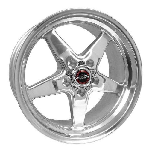 Picture of Race Star 92 Drag Star 17x9.5 5x4.75bc 6.43bs Direct Drill Polished Wheel