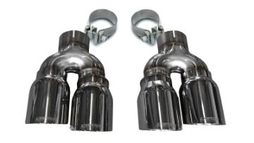 Picture of Corsa 16 - 19 Cadillac ATS 3.6T 4in Inlet 4in Outlet Twin Polished Tip Kit (For Corsa Exhaust Only)