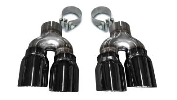 Picture of Corsa 2016 - 2019 Cadillac ATS 3.6T 4in Inlet 4in Outlet Twin Black Tip Kit (For Corsa Exhaust Only)