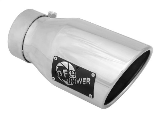 Picture of aFe MACH Force - Xp 3in Inlet x 4 - 12in Outlet x 9in Length 304 Stainless Steel Exhaust Tip