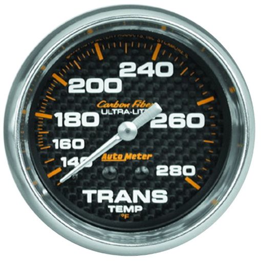 Picture of Autometer Ultra - Lite Carbon Fiber 2 - 58in Transmission Temp 140 - 280 Deg F