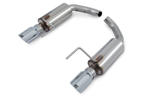 Picture of AWE Tuning S550 Mustang EcoBoost Axle - back Exhaust - Touring Edition (Chrome Silver Tips)