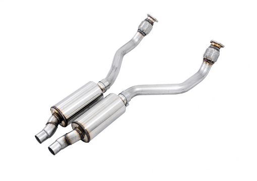 Picture of AWE Tuning Audi B8 C7 3.0T Resonated Downpipes for S4 S5 A6 A7
