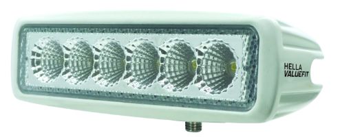 Picture of Hella Value Fit Mini Flush Mount 7.7in - 18W White Housing Flood Beam LED Light Bar