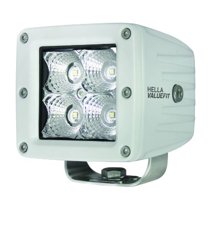 Picture of Hella HVF Cube 4 LED Off Road Kit - 3.1in 12W Flood Beam