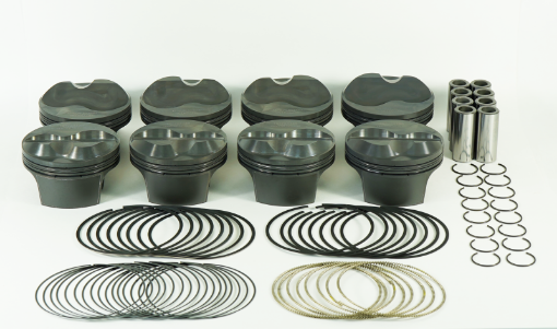 Picture of Mahle MS Piston Set Chevy SB 403ci 4.135in Bore 3.53.75 Stroke 6.1256 Rod .927 HD Pin 9cc 13.9CR