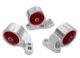 Picture of Innovative 88 - 91 Civic D - Series Silver Aluminum Mounts Solid Bushings (Cable)