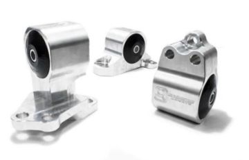 Picture of Innovative 92 - 95 Civic BD Series Silver Aluminum Mounts Solid Bushings (Auto to Manual 3 Bolt)