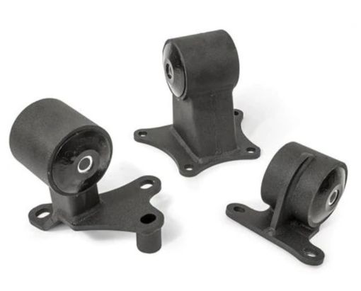 Picture of Innovative 90 - 93 Accord F - Series Black Steel Mounts 75A Bushings (Auto to Manual)