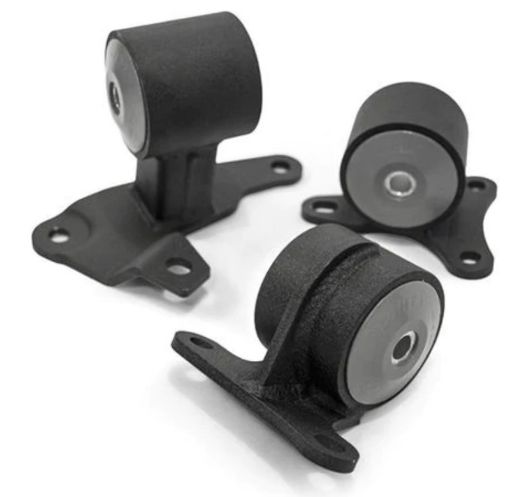 Picture of Innovative 90 - 93 Accord HF Series Black Steel Mounts 75A Bushings (Auto to Manual)