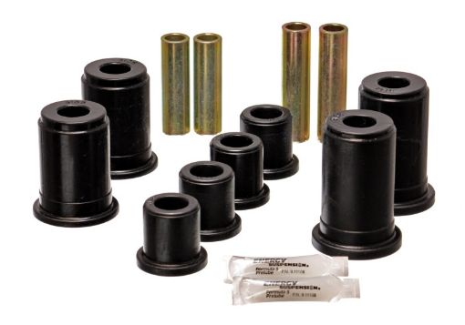Picture of Energy Suspension 99 - 04 Chevy SilveradoGMC Sierra Black Front and Lower Control Arm Bushing Set