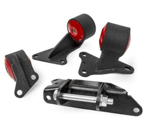 Picture of Innovative 86 - 89 Accord B - Series Black Steel Mounts 85A Bushings