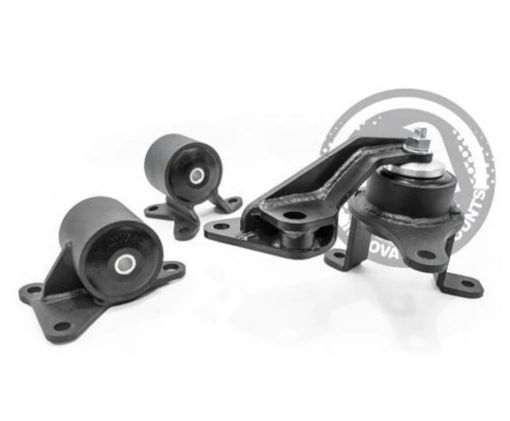 Picture of Innovative 98 - 02 Accord F - Series Black Steel Mounts 85A Bushings