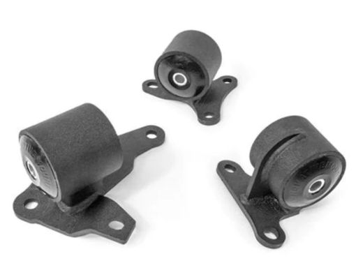Picture of Innovative 90 - 93 Accord HF Series Black Steel Mounts 85A Bushings