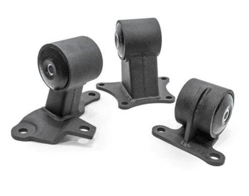 Picture of Innovative 90 - 93 Accord HF Series Black Steel Mounts 85A Bushings (Auto EX to Manual 94 - 01 Trans)
