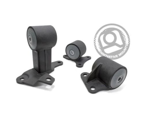 Picture of Innovative 94 - 97 Accord HF Series Black Steel Mounts 85A Bushings