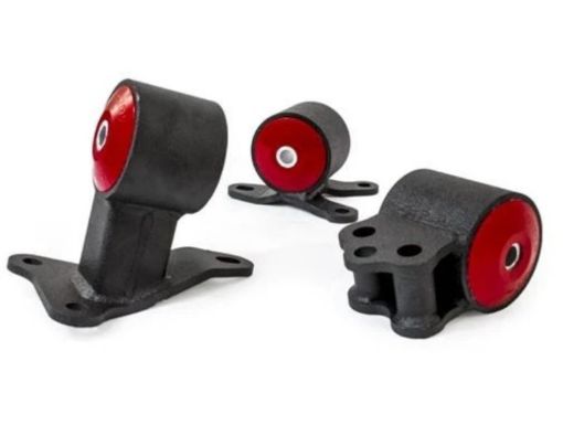 Picture of Innovative 94 - 01 Integra B - Series Black Steel Mounts 85A Bushings (Auto to Manual Cable)