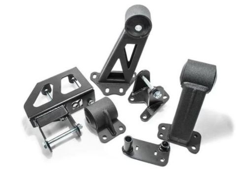 Picture of Innovative 94 - 01 Integra J - Series Black Steel Mounts 85A Bushings