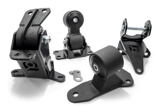 Picture of Innovative 12 - 15 Civic K - Series Black Steel Mounts 85A Bushings (K24Z7 and Manual Trans)
