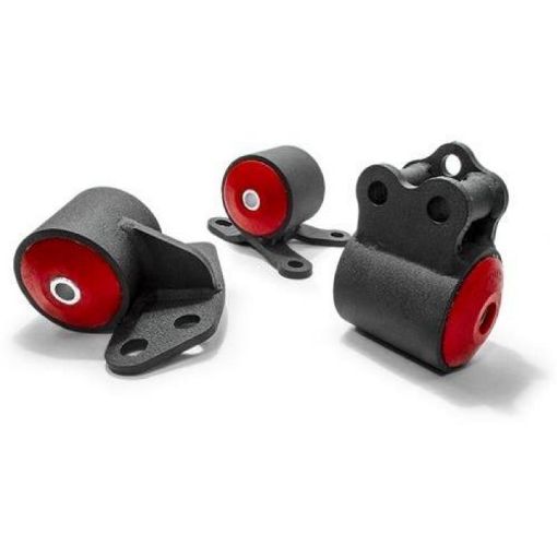 Picture of Innovative 92 - 95 Civic BD Series Black Steel Mounts 95A Bushings (3 Bolt)