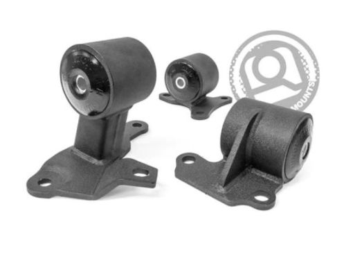 Picture of Innovative 94 - 97 Accord H - Series Black Steel Mounts 95A Bushings (Auto to Manual)