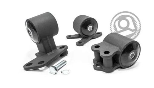 Picture of Innovative 92 - 95 Civic BD Series Black Steel Mounts 95A Bushings (Auto to Manual Hydro 3 Bolt)