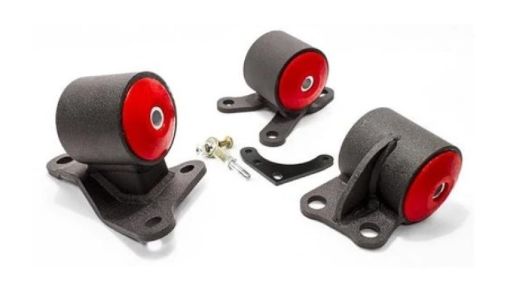 Picture of Innovative 94 - 01 Integra B - Series Black Steel Mounts 95A Bushings (Cable Conversion 2 Bolt)