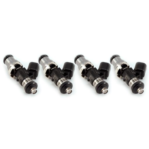 Picture of Injector Dynamics ID1050X 12 - 15 Honda Civic SI 14mm (Grey) Adaptor Top Injectors - Set of 4