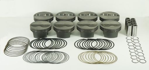 Picture of Mahle MS Piston Set Chevy SB 400ci 4.125in Bore 3.53.75 Stroke 6.1256 Rod .927Pin - 9cc 12.713.5CR