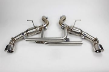 Picture of Mishimoto 2016 Chevrolet Camaro SS Dual - Tip Pro Axle Back Exhaust w Polished Tips