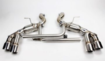 Picture of Mishimoto 2016 Chevrolet Camaro SS Quad - Tip Pro Axle - Back Exhaust w Polished Tips