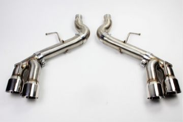 Picture of Mishimoto 2016 Chevrolet Camaro Quad - Tip Race Axle - Back Exhaust w Polished Tips