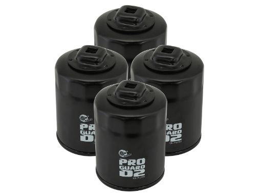 Picture of aFe Pro GUARD D2 Oil Filter 99 - 14 Nissan Trucks 01 - 15 Honda Cars (4 Pack)