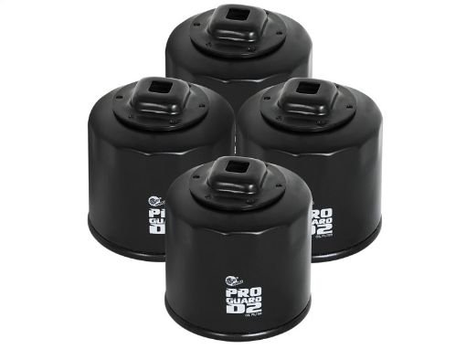 Picture of aFe Pro GUARD D2 Oil Filter 02 - 17 Nissan Cars L4 04 - 17 Subaru Cars H4 (4 Pack)