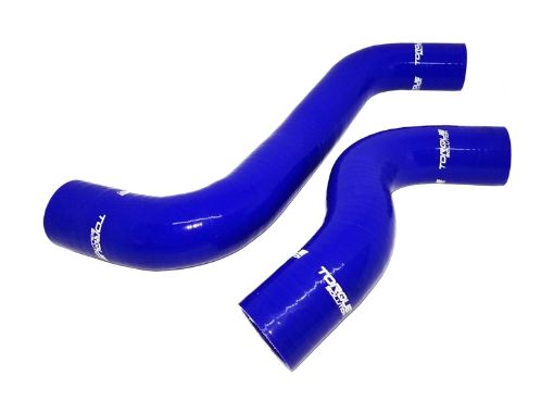 Picture of Torque Solution 2015 Subaru WRX 2014 Forester XT Silicone Radiator Hose Kit - Blue