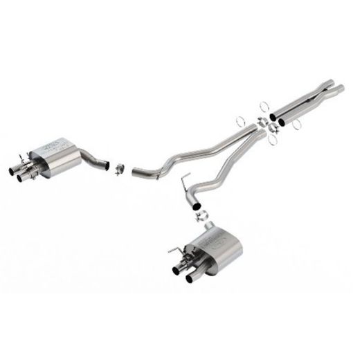 Picture of Ford Racing 15 - 17 Ford Mustang GT350 Active Cat - Back Sport Exhaust System