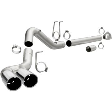 Picture of MagnaFlow 08 - 17 Ford F - 250F - 350F - 450 4.6L6.7 DPF - Back SS 4in Dual Single Passenger Side Rear Exit