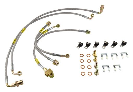 Picture of Goodridge 00 - 06 Chevrolet Tahoe (wRear Disc wo Stabila Trak) Stainless Steel Brake Line Kit
