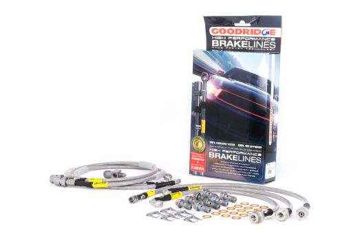 Picture of Goodridge 99 - 03 Chevy Silverado 2WD 2DR Ext Cab w 2W Steering Brake Lines