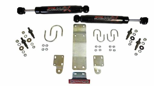 Picture of Skyjacker 2007 - 2017 Jeep Wrangler (JK) (Use w OEM Tie Rods) Dual Steering Damper Kit w Black Max
